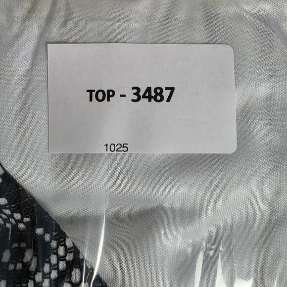 Jessica Simpson 12 Black White Lace Sheath Dress - Picture 10 of 10